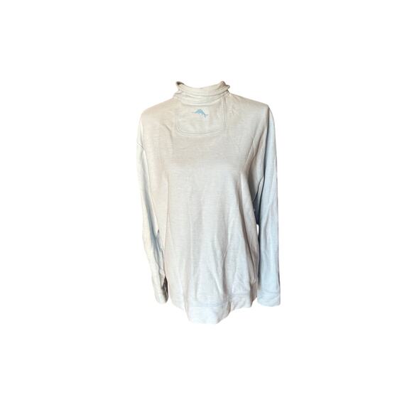 Tommy Bahama Light Blue 1/4-Zip Pullover Sweater - Picture 5 of 10